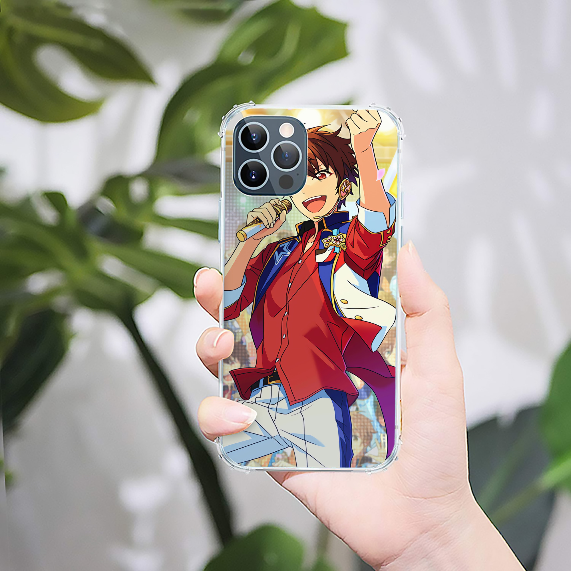 （画像用） あんさんぶるスターズ! Ensemble Stars 【iPhone 12シリーズ対応】透明スマホケース（クリアソフトケース）